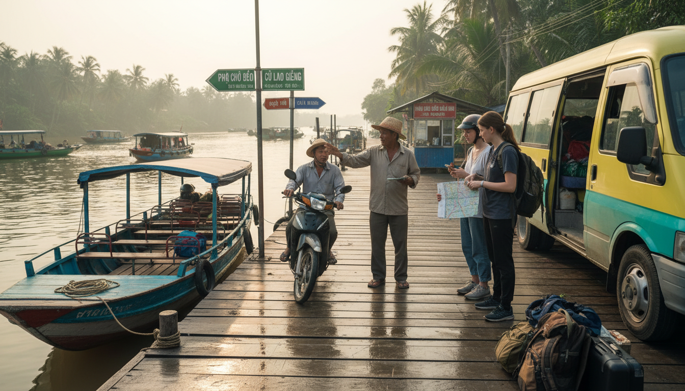Mekong Delta Transportation Guide: Comparing the Best Routes and Transport Methods